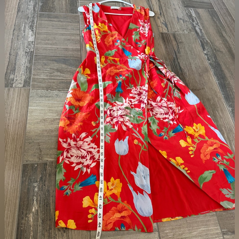 Alice + Olivia Tasia Sleeveless Silk Wrap Dress size 6 - Picture 10 of 12